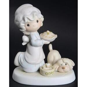 Precious Moments Girl with Dog